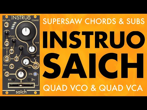 Instruo saich Eurorack Synthesizer Module 2016 - Present - Black image 4