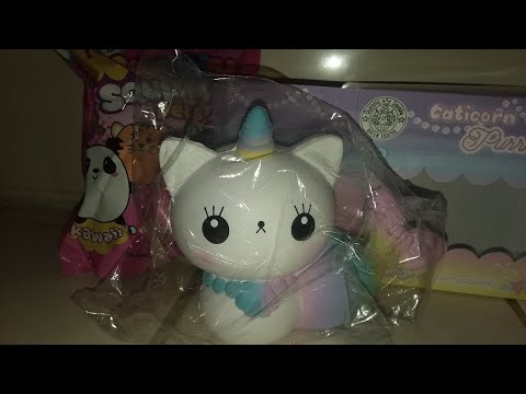 NEW CATICORN PURMAID!! SUPER SOFT! QUINNY SQUISHY PACKAGE!! Video