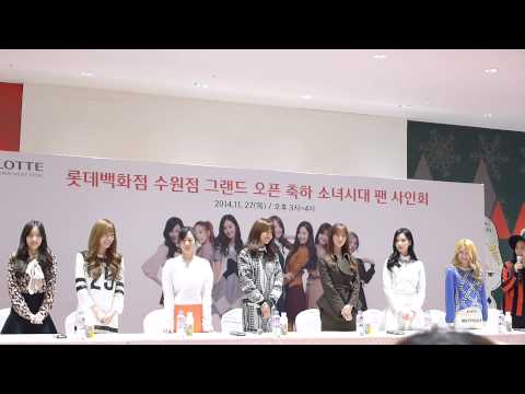 141127 롯데수원점 소녀시대 fansign