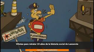Veinte a&ntilde;os de Lanzarote, contados a golpe de vi&ntilde;eta por Miguel Cabrera