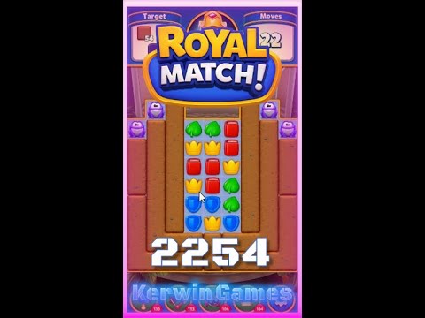 Royal Match Level 2254 - No Boosters Gameplay
