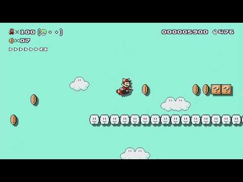 SQUIRREL SEQUENCER ~ Easy 100 Mario Challenge - Super Mario Maker - No Commentary 1bt