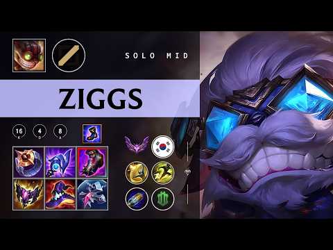 Ziggs Mid vs Zoe - KR Master Patch 26.04
