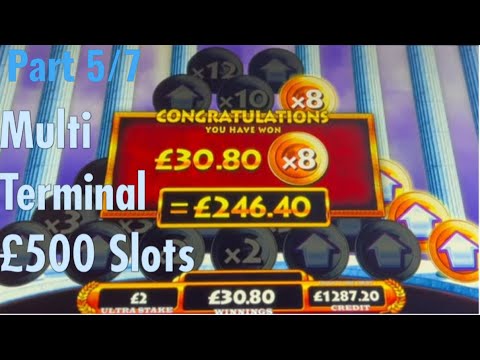 £500 Slots Session Going All Out For Jackpots Pt 5/7: Wild Outlaws, Kings Honour, Drops of Gold etc