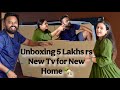 Bought 5 Lakh Rs TV For New Home Our Dream Sony Tv Bose Speaker Hussain Manimegalai