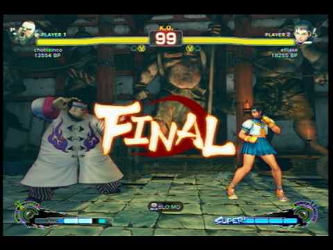 Uryo [Sakura] vs chobixinco [Rufus] SUPER STREET FIGHTER 4 - Japanese Online Ranked Matches