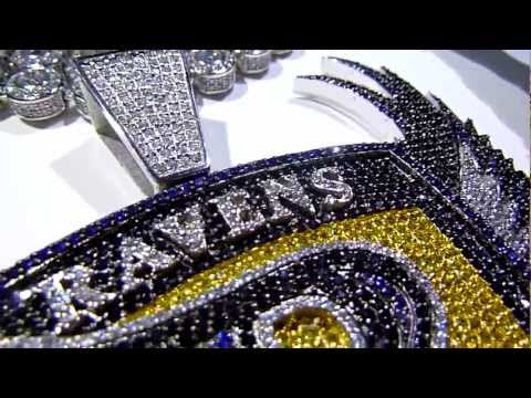 Custom Made Jewelry by LabMadeJewelry: NFL Baltimore Ravens logo +G-Shock +360 Chain/Ring/Earrings!