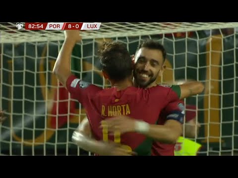 Bruno Fernandes goal vs Luxembourg | Portugal vs Luxembourg 9-0 Highlights.