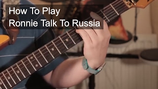 &#39;Ronnie Talk to Russia&#39; Prince Guitar Lesson