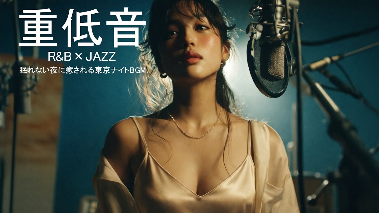重低音 R&B×JAZZ｜眠れない夜に癒される東京ナイトBGM｜Deep Bass Night Jazz for Sleep