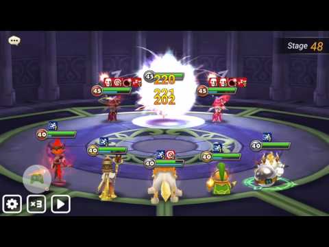 Summoners war toa hard lvl 48 akroma n 2 chloe - with baretta hathor mav dover n belladeon