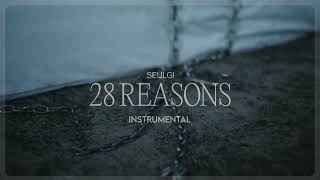 Cover art for 28 reasons instrumental