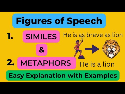 Similes Vs Metaphors | How Do They Differ and Similar? | Easy Explanation with Examples.