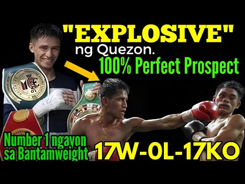 BANTAMWEIGHT PROSPECT PAMBATO NG QUEZON ISANG WBC,PBF at WBA CHAMPION!