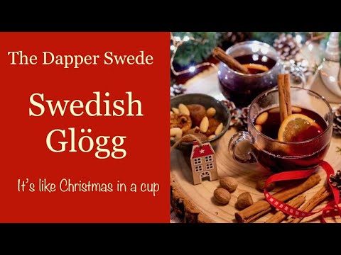 Making Swedish Christmas Glögg, warm spiced mulled wine.