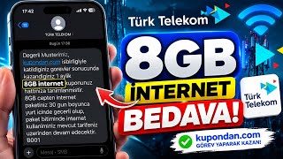 TÜRK TELEKOM BEDAVA İNTERNET 2026 | TÜRK TELEKOM BEDAVA 8 GB İNTERNET (GÜNCEL)