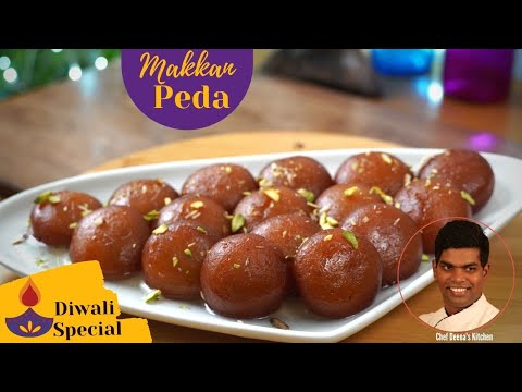 Makkan Peda Recipe in Tamil | How to Make Makkan Peda Diwali Sweet | CDK#343 | Chef Deena's Kitchen