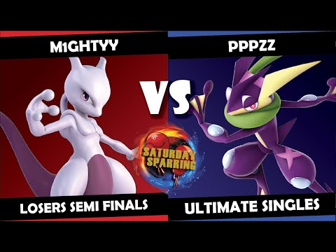 Saturday Sparring - M1GHtYY (Mewtwo) vs PppZz (Greninja) | Ultimate Losers Semi Finals