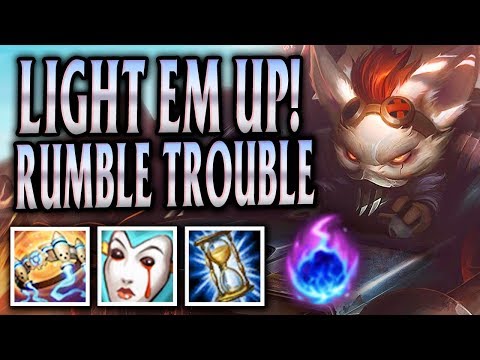 BADLANDS BARON RUMBLE! 1V5 TORCHING THEM ALL! - League of Legends S8