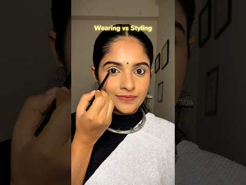 Which one?? #wearingvsstyling #makeup #eyeliner #shorts #trending