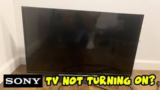 How to Fix Your Sony TV That Won