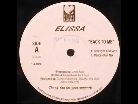 Elissa - Back To Me (Freestyle Club Mix)