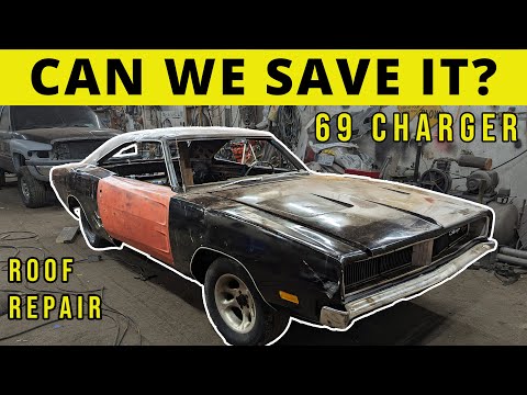 Rescuing 1969 Charger - Part 2 - Roof Repair