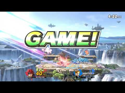 AZSL Top 8 Winners Round 1 - Tilted (Roy) vs Arconi (Mii Sword Fighter)