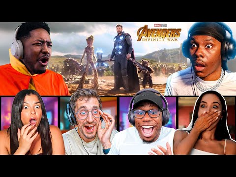 TOP "THOR ARRIVES IN WAKANDA" REACTIONS! *AVENGERS: INFINITY WAR (2018)* MOVIE REACTION MASHUP!