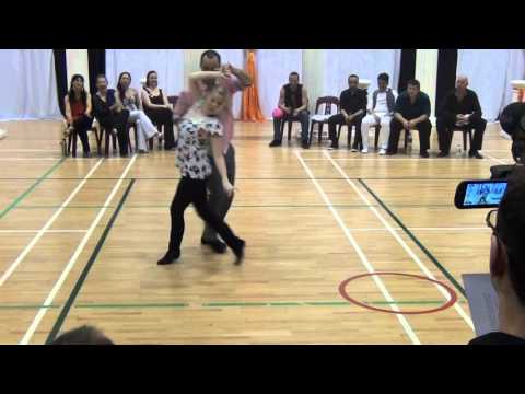 Ceroc New Zealand Nationals 2015: Champions Freestyle Final (Spotlight) - Darryn and Hazel