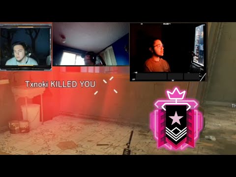 Noki vs Streamers (Both POVs) Part 4: PS4 Champion Ranked Highlights - Rainbow Six Siege Console
