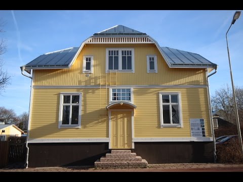 Lägenhet med anor från 1921 och pool i centrala Mariehamn