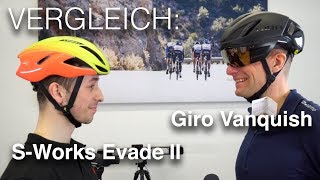 2018er Modelle im Vergleich: S-Works Evade 2 II vs. Giro Vanquish Mips Road-Aero-Helm (deutsch)