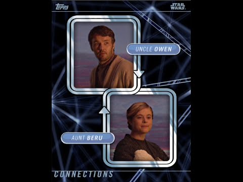 Star Wars Card Trader Uncle Owen Aunt Beru Connections Error Card Pull