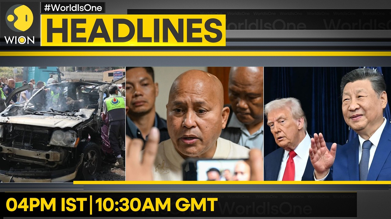 Trump Says Will Push Xi To Open Up China | Lebanon: 8 Killed in IDF Strikes | WION Headlines