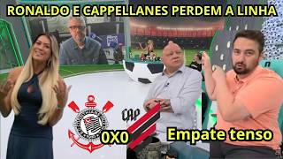 DEBATE: Corinthians e Athletico ficam no empate sem gols em jogo tenso na Arena