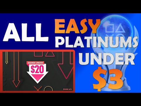 10 Easy Platinum Games Under $3 | Games Under $20 Sale [NA]