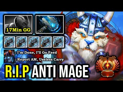 100% DELETED AM FROM THE MAP | 17Min GG Crazy Roaming Support Tusk Super Snowball Walrus PUNCH DotA