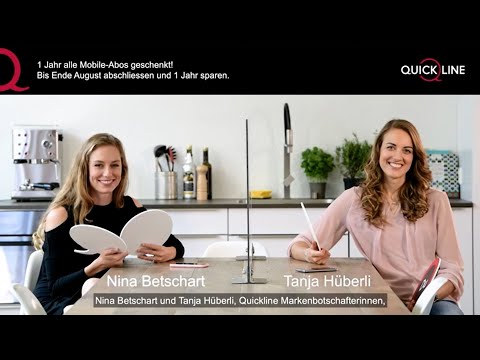 Quickline mit Tanja Hüberli & Nina Betschart | Ich oder Du zum Thema „Mobile“ Promo
