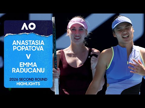 Anastasia Potapova v Emma Raducanu Highlights | Australian Open 2026 Second Round