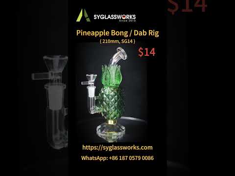 Pineapple Bong Dab Rig  #headyglass #420 #csc #cannabissociety #paraphernalia #smokingpipe #smoker