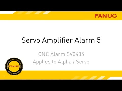 Alarm 5 Troubleshooting for FANUC CNC Servo Amplifier