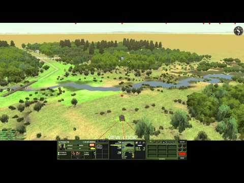 Combat Mission Red Thunder AAR - Tankovye Desant Scenario Gameplay