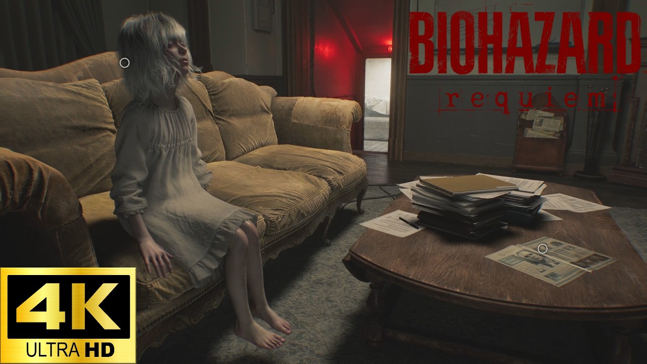 【作業用】エミリーとセーブ部屋 9時間耐久｜バイオハザード レクイエム【4K最高画質】