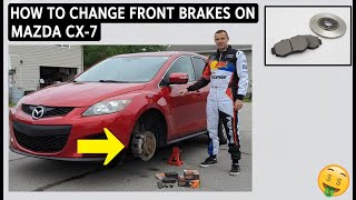 How to Change Front Brakes on Mazda CX-7 | Mazda CX-7 Front Brake Pads and Rotor Replacement