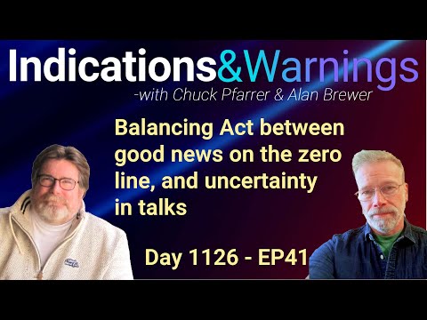 Indications and Warnings | Day 1126 | Balancing Act between good news on the zero line and.....