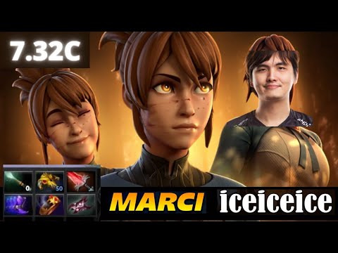 iceiceice - Marci Offlane Gameplay Patch 7.32C - Dota 2 Full Match Gameplay