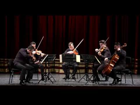 Borusan Quartet Live - Felix Mendelssohn String Quintet No.82 Op.87 IV.Allegro molto vivace / 4K