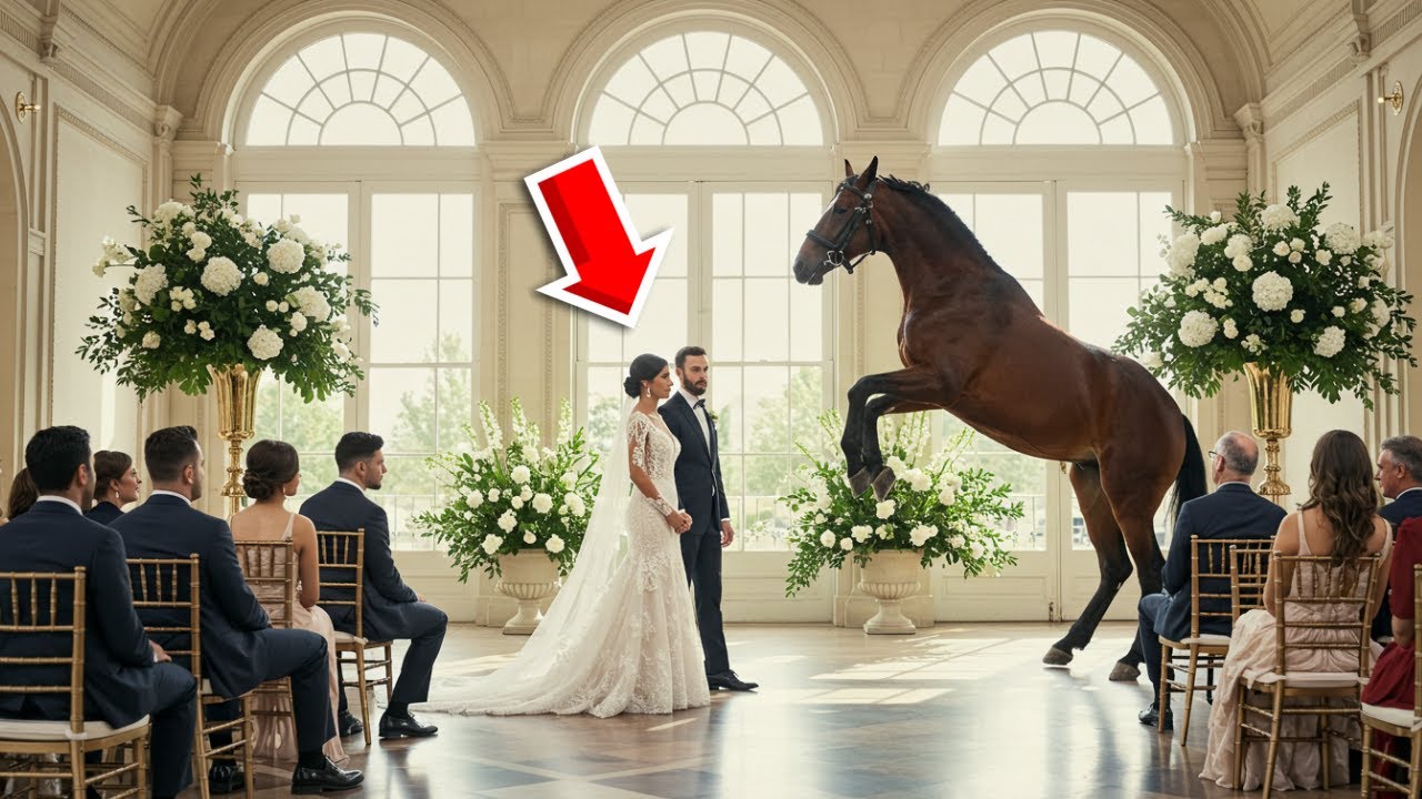 A Horse Crashed a Man's Wedding, and the Reason Left All the Guests in Shock!