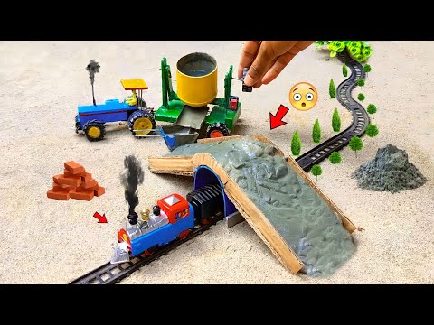 Top the most creatives science projects Mini The Q ! diy tractor making mini concrete bridge science